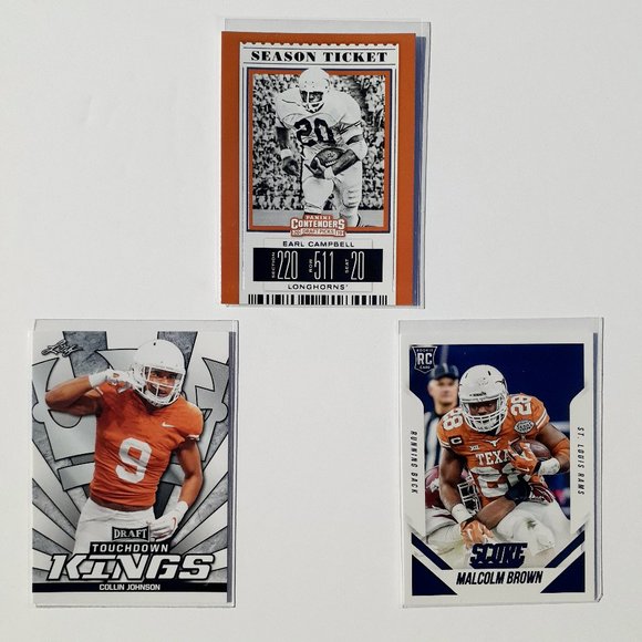Texas Longhorns 9 Card Lot - CFBL [3_8_1] - Picture 5 of 8